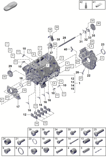 101-100 - Carter-moteur
pieces detail