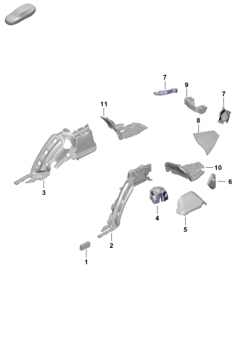 807-450 - Insonorisation
Revetement panneau lateral
pour coffre a bagages