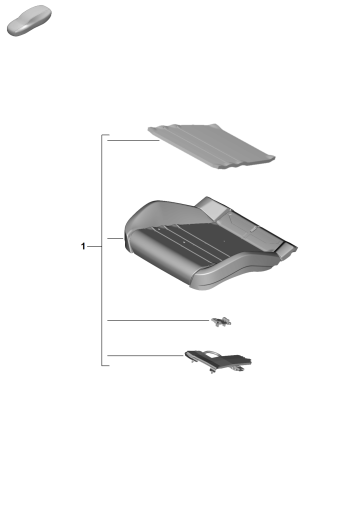 817-450 - Kit de reparation pour syst.
detection d'occupation siege
(cote passager)
seulement p.: