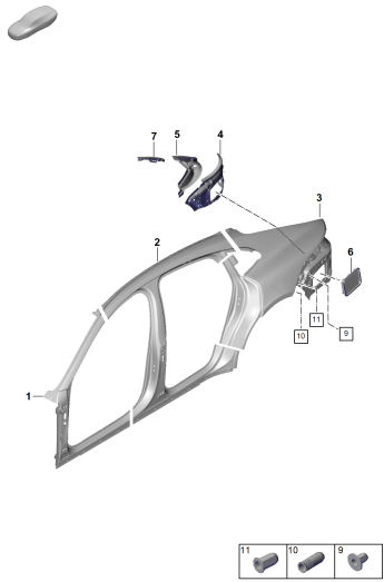 801-550 - Section - Panneau lateral