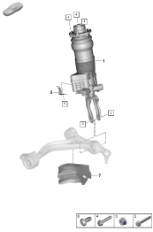 402-000 - Suspension pneumatique
jambe de force complete