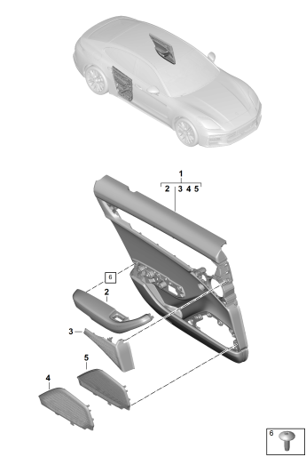 808-600 - Garniture de porte
pour vehicules avec garniture
cuir