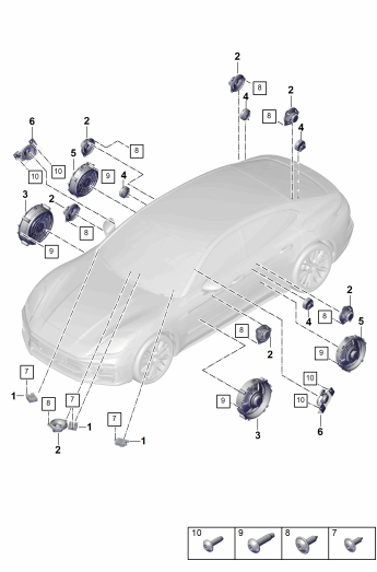 914-200 - haut-parleur
Système de son Burmester
