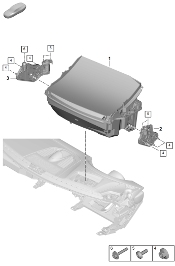 915-000 - projection sur le pare-brise
(Head-up-Display)