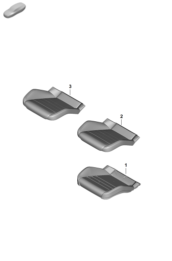 817-400 - Partie en mousse
Garniture de siege
Siege de serie
