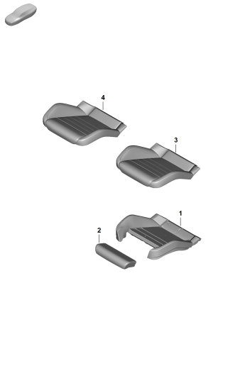 817-420 - Partie en mousse
Garniture de siege
siege sport