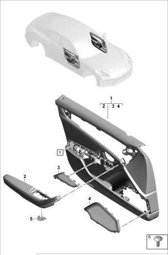 808-100 - Garniture de porte
pour vehicules avec garniture
cuir