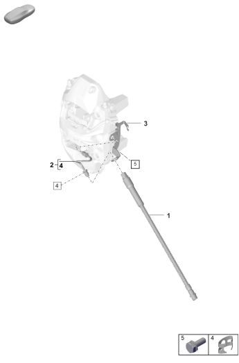 604-200 - tuyau frein/flexible du
flexible de frein au boitier
d'etrier