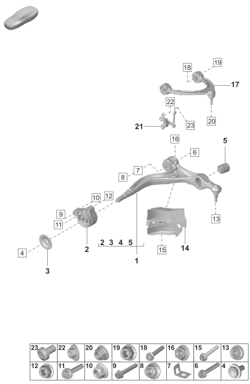 401-050 - bras transversal