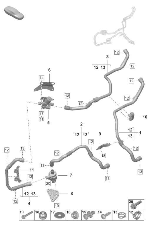 813-100 - chauffage
p. vehicules sans chauffage
d'appoint