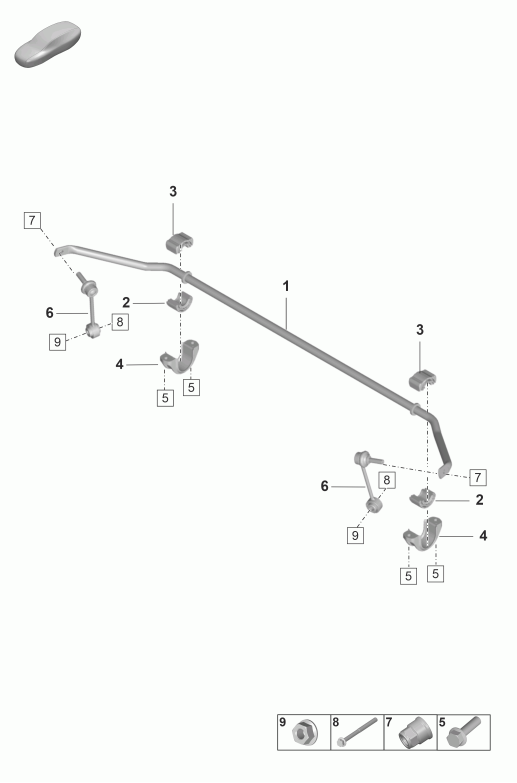 502-100 - Barre stabilisatrice