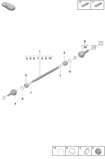 501-100 - Arbre de transmission