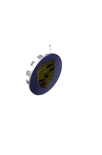 601-410 - Enjoliveur de roue
Ecusson Porsche
