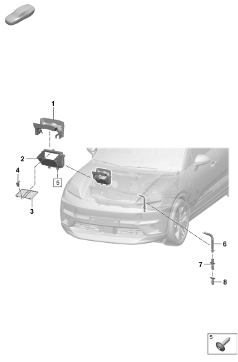 813-000 - Chauffage, climatiseur
Aspiration d'air frais
caisson d'eau