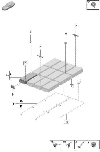 251-020 - Batterie haut voltage
pieces detail