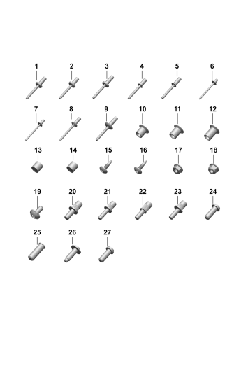 801-005 - Pieces de fixation
Assemblage-tôlerie-carrosserie