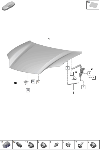 803-000 - Capot avant