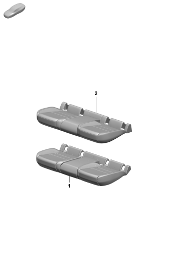 818-400 - Partie en mousse
SIege arriere
Garniture de siege