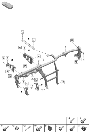 809-150 - cadre de support
tableau de bord