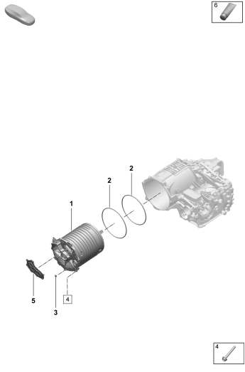153-400 - Moteur princ. entrain. electr.
Unite de rotor
Essieu arriere