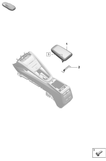 809-350 - Console centrale
accoudoir