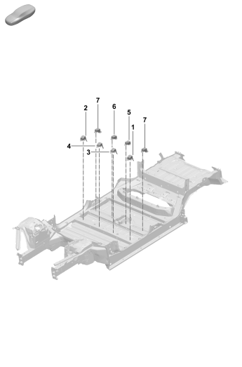 801-200 - Tole de plancher
Support de siège