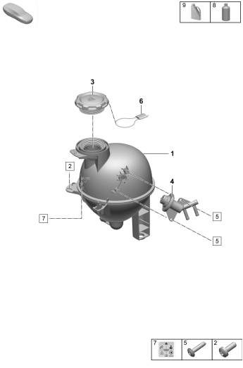 155-100 - Reserv.compens liq. refroidis.
Voir le manuel de reparation
-Entrainement-