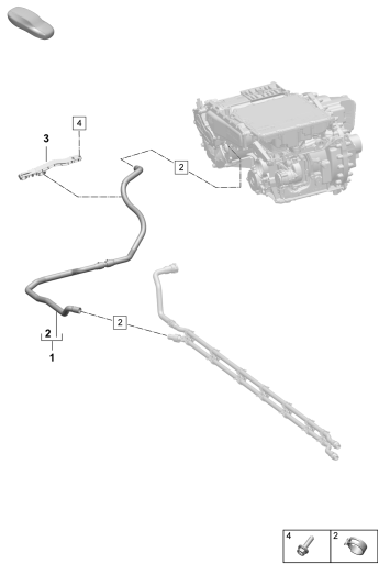 155-060 - Refroidisseur a refrigerant
Partie arriere du vehicule