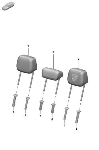 818-220 - Appuie-tete
Pieces de fixation