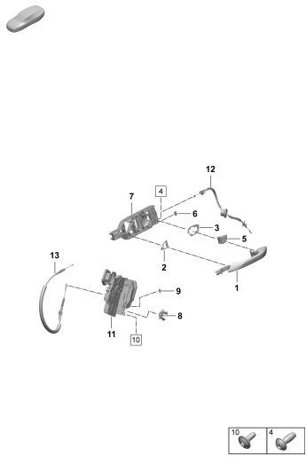804-250 - Poignees de porte
Serrure de porte
Elements carross.amovibles