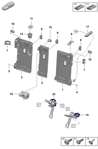 818-000 - Dossier du siege ar
Elements carross.amovibles