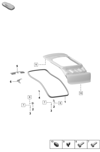 803-120 - Elements carross.amovibles
joint
Coffre arriere