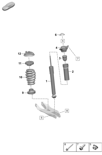 502-040 - Suspension acier
amortisseur de vibrations
Ressort helicoidal