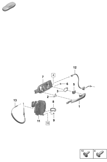 804-200 - Poignees de porte
Serrure de porte
Elements carross.amovibles