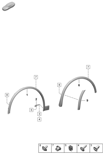 810-300 - Enjoliveur passage de roue
Elements carross.amovibles