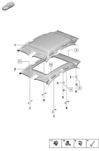 807-300 - Ciel de pavillon
poignee-passager
Elements carross.amovibles