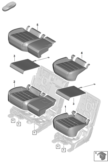 818-400 - Housse pour siège arrière
Housse de siège arrière
banquette (3 places)