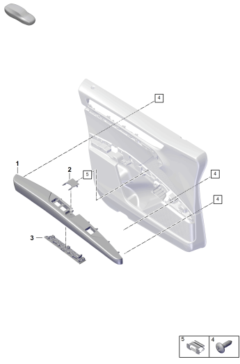 808-400 - accoudoir
Porte avant