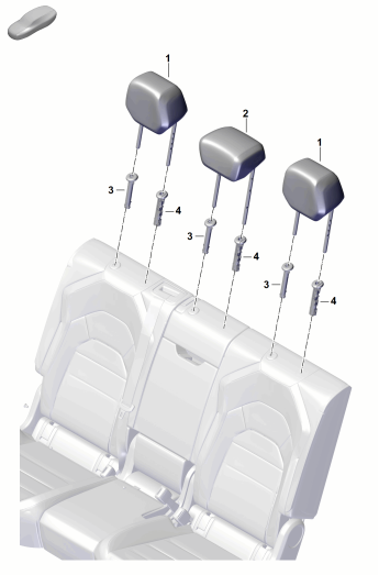818-180 - appuie-tete
Pieces de fixation