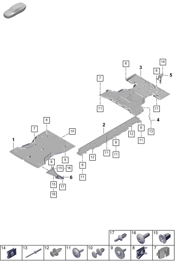 801-700 - Revetement de soubassement
Elements carross.amovibles