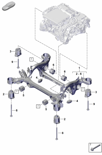 501-005 - cadre auxiliaire
Faux-chassis