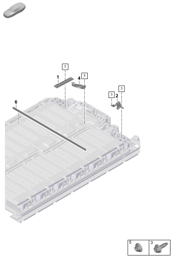 251-080 - Batterie haut voltage
pieces detail
couvercle
Joints
tenir compte manuel reparation