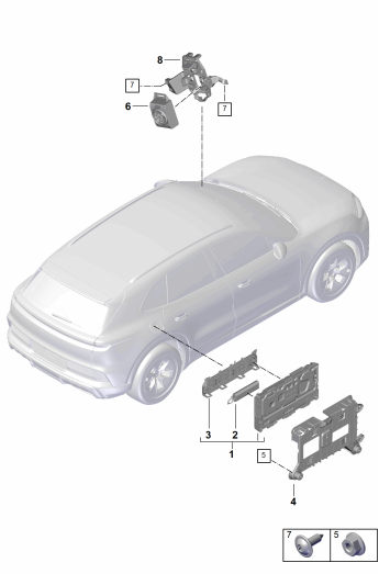 901-500 - POUR VEHICULES AVEC TELEPHONE
ET APPEL DE DéTRESSE