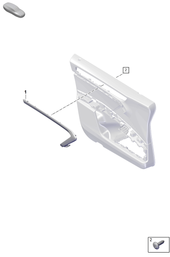 808-410 - Poignee de fermeture
Porte avant