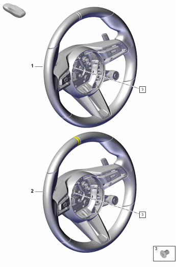 403-230 - Volant sport multifonctions
(cuir chauffant)
(Race-Tex)
