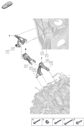 109-100 - Suspension de moteur
appui de moteur