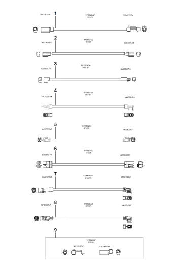 912-700 - Kit de reparation pour
cable d'antenne