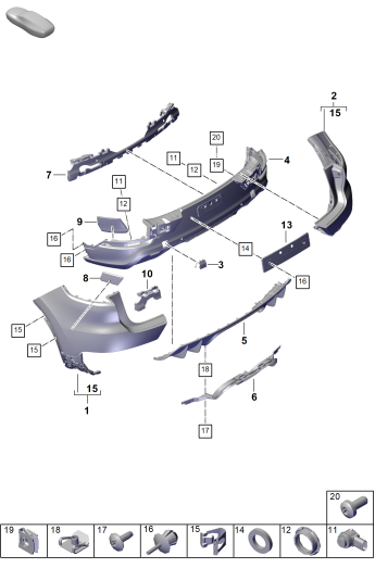 802-620 - pare-chocs
Coupe
Système d'échappement sport