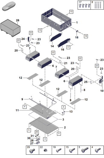 251-110 - Batterie hybride
pieces detail