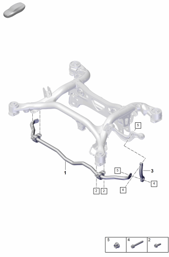 502-110 - Barre stabilisatrice
Essieu arriere
